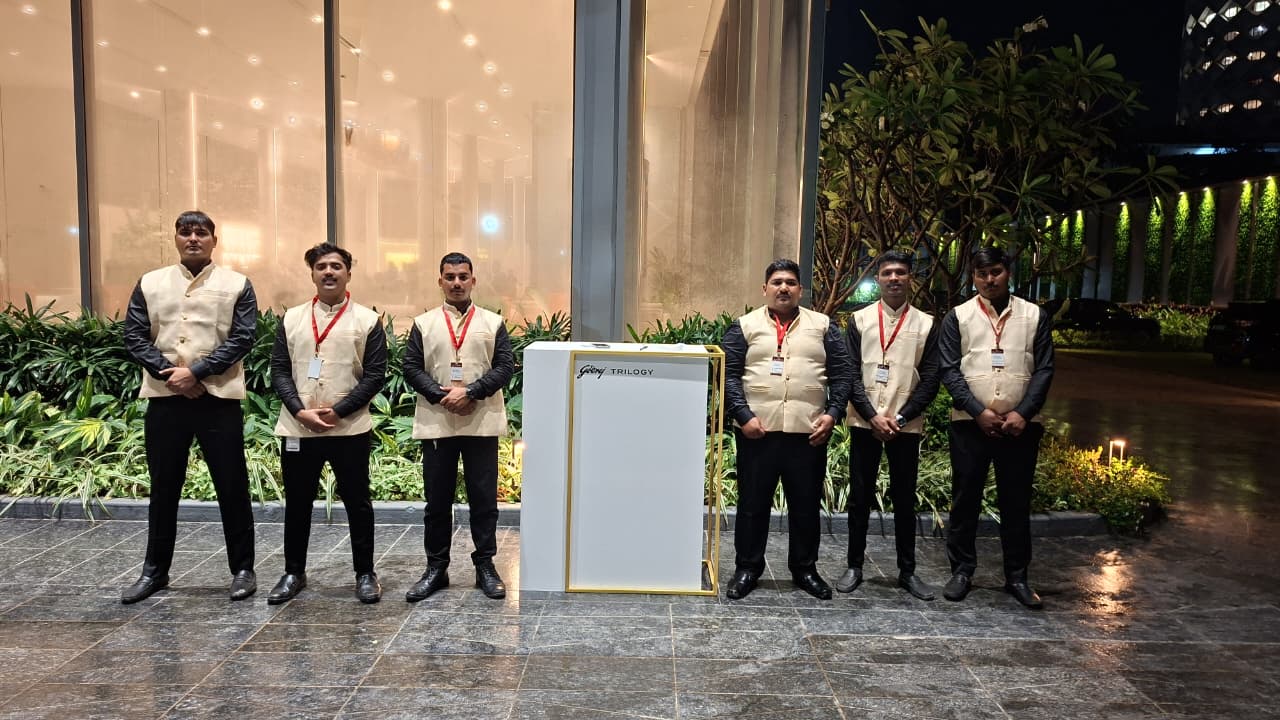 Elegant event venue prepared for guests
